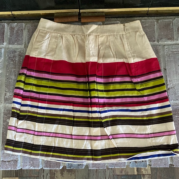 Loft Multi-Colored Striped Skirt - Picture 3 of 4